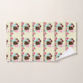 Sweet Ice Cream-behandelingspatroon Bad Handdoek (Handdoek)