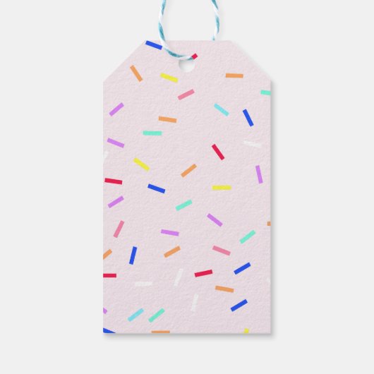 Sweet Ice Cream Birthday Cadeaulabel (Achterkant)