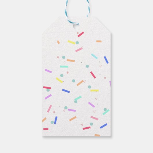 Sweet Ice Cream Birthday  Cadeaulabel (Achterkant)