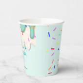 Sweet Ice Cream Birthday Papieren Bekers (Links)