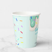 Sweet Ice Cream Birthday Papieren Bekers (Rechts)