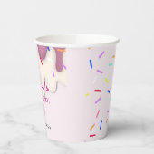 Sweet Ice Cream Birthday Papieren Bekers (Links)