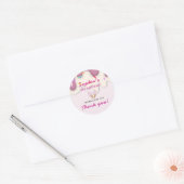 Sweet Ice Cream Birthday Ronde Sticker (Envelop)