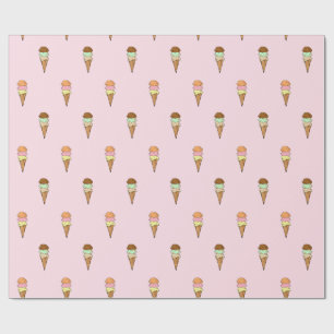 Sweet Ice Cream Cone Cadeaupapier