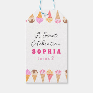 Sweet Ice Cream Party Cadeaulabel