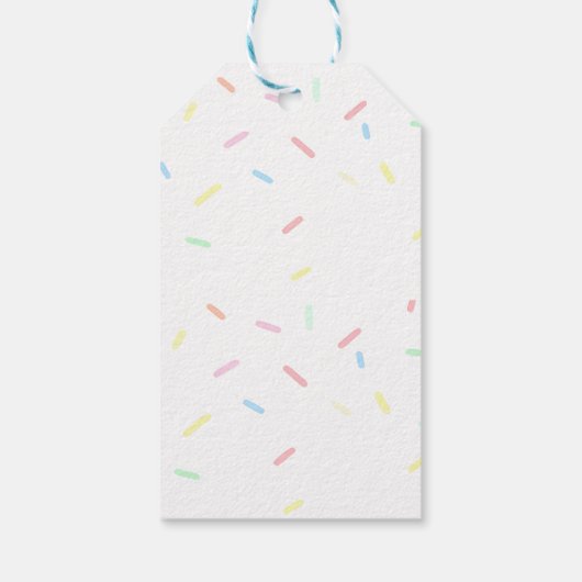 Sweet Ice Cream Party Cadeaulabel (Achterkant)