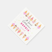 Sweet Ice Cream Party Servet (Hoek)