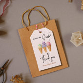 Sweet Ice Cream Summer Here Scoop Baby shower Cadeaulabel