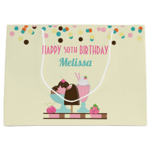 Sweet Ice Cream Sundae & Strawberry Float Groot Cadeauzakje