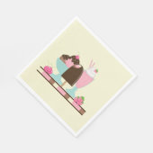 Sweet Ice Cream Sundae & Strawberry Float Servet (Hoek)