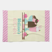 Sweet Ice Cream Sundae & Strawberry Float Theedoek (Horizontaal)