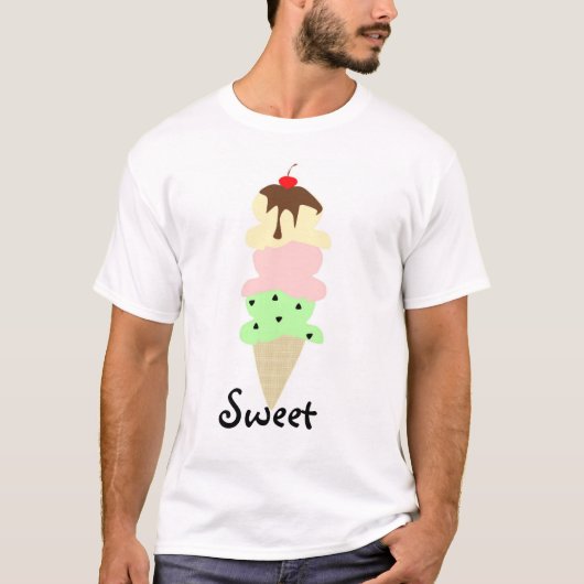 Sweet Ice Cream T-shirt (Voorkant)