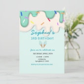 Sweet Ice Cream Verjaardag Kaart (Staand voorkant)