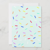 Sweet Ice Cream Verjaardag Kaart (Achterkant)