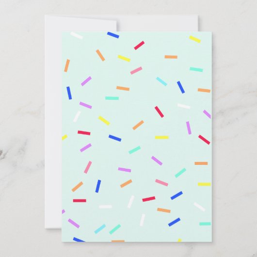 Sweet Ice Cream Verjaardag Kaart (Achterkant)