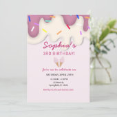 Sweet Ice Cream Verjaardag Kaart (Staand voorkant)