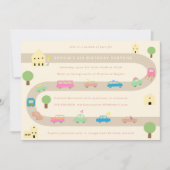 Sweet Illustrated Car Birthday Parade Kaart (Voorkant)