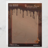 Sweet Indulgence Chocolate Custom Briefhoofd (Voorkant / Achterkant)