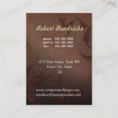 Sweet Indulgence Visitekaartje voor Chocolatiers (Achterkant)