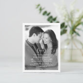 Sweet Initialen foto huwelijksdouche uitnodiging (Staand voorkant)