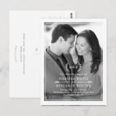 Sweet Initialen foto huwelijksdouche uitnodiging (Voorkant / Achterkant)