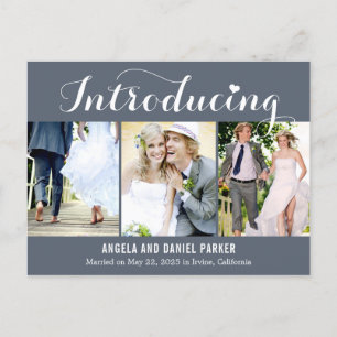 Sweet Introductie Huwelijksaankondiging Elopement Briefkaart