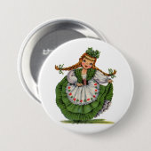Sweet Irish Miss Ronde Button 7,6 Cm (Voorkant /achterkant)