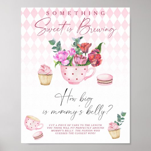 Sweet is brouwen Hoe groot is mama's buikspel Poster (Voorkant)