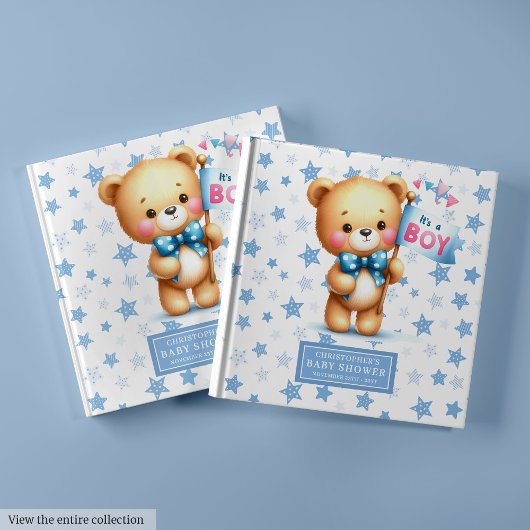 Sweet It's a boy teddy bear is een boek voor baby