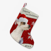Sweet  Jack Russell Kerstmis stoppen Kleine Kerstsok (Voorkant (Hangend))