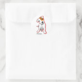 Sweet Jack Russell Puppy "Alsjeblieft" Sticker (Tas)
