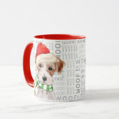 Sweet Jack Russell Terrier Kersthond Mok (Voorkant links)