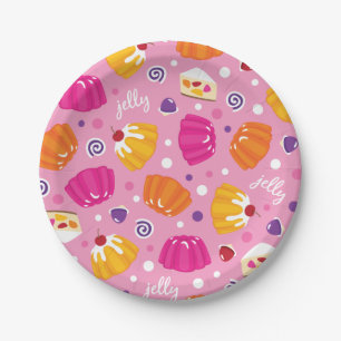 Sweet Jelly Pattern Papieren Bordje