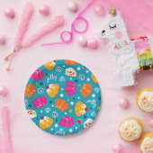 Sweet Jelly Pattern Papieren Bordje (Feest)
