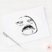 Sweet Jesus Meme - ovale Stickers (Envelop)