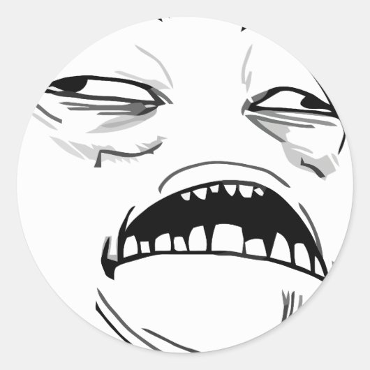 Sweet Jesus Meme - Ronde Stickers (Voorkant)
