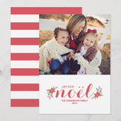 SWEET JOYEUX NOEL | HOLIDAIRE FOTOKAART FEESTDAGENKAART (Voorkant / Achterkant)