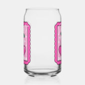 Sweet Joyfulness Heart Shaped Cherries Stamp Blikvorm Glas (Links)