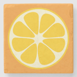 Sweet Juicy Oranje Tropical Citrus Fruit Slice Stenen Onderzetter