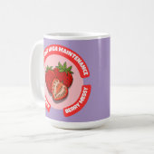 Sweet Juicy Strawberries Summer Fruit  Koffiemok (Voorkant links)