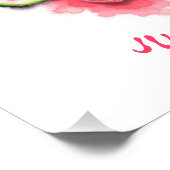 Sweet Juicy Watermelons Posters - aangepaste tekst (Hoek)