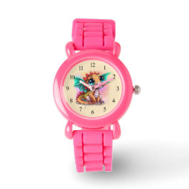 Sweet Kawaii Baby Dragon Horloge