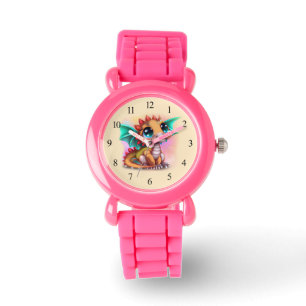 Sweet Kawaii Baby Dragon Horloge
