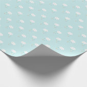 Sweet Kawaii Cloud Pattern Wrapping Paper Roll Cadeaupapier (Hoek)