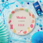 Sweet kawaii gummi snoepjes Verjaardag Papieren Bordje (Feest)