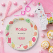 Sweet kawaii gummi snoepjes Verjaardag Papieren Bordje (Feest)