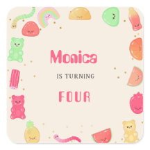 Sweet kawaii gummi snoepjes Verjaardag