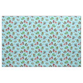 Sweet Kawaii-kerstteken patroon Stof (Fat Quarter)