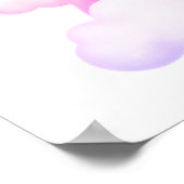 Sweet Kawaii Unicorn Dreams, kinderkamer Poster (Hoek)