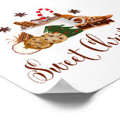Sweet-kerst Frappuccino Cookie Cinnamon Art Poster (Hoek)